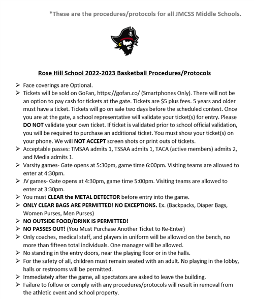 Basketball Procedures